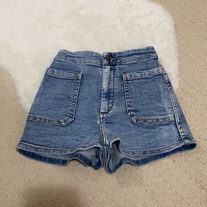High waisted shorts
